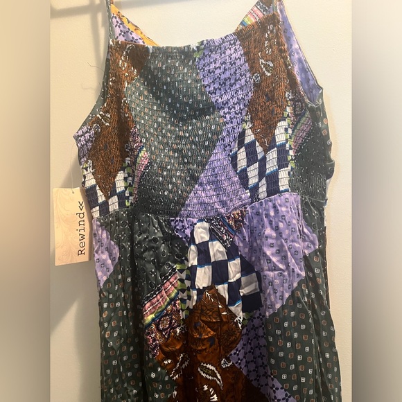 NEW Rewind Juniors Girls Corset Print Midi Slip Dress sz:XL - Picture 10 of 13